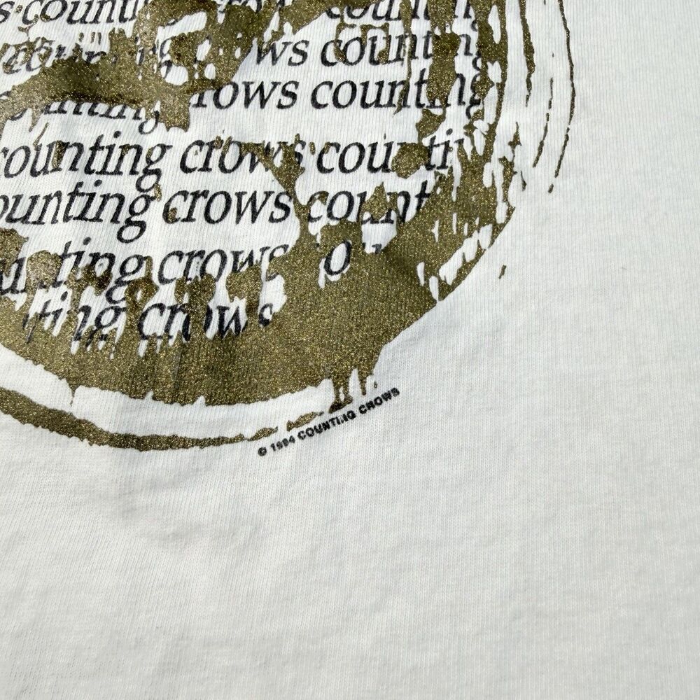 Vintage Counting Crows Shirt XL Tour Indie Rock Band Tee Single Stitch 90s - Picture 10 of 12